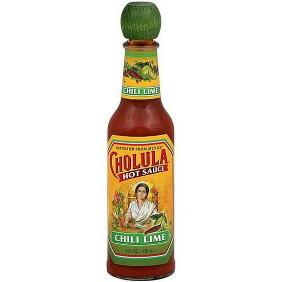 Cholula Chili Lime Hot Sauce, 5 oz (Pack of 6)