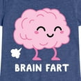 thumbnail image 3 of Instant Message - Brain Fart - Toddler & Youth Girls Short Sleeve Graphic T-Shirt, 3 of 6