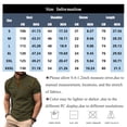thumbnail image 3 of Yungyresw Mens Polo Shirt Short Sleeve Henley Collar Shirt Contrast Color Trim Pocket Polos for Summer Tops, 3 of 4
