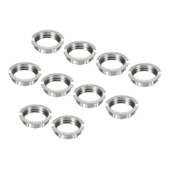 Uxcell G9 Light Socket Rings Lamp 1.1" x 0.27" G9 Light Socket Rings Lamp M20 Zinc Alloy White 10 Pcs