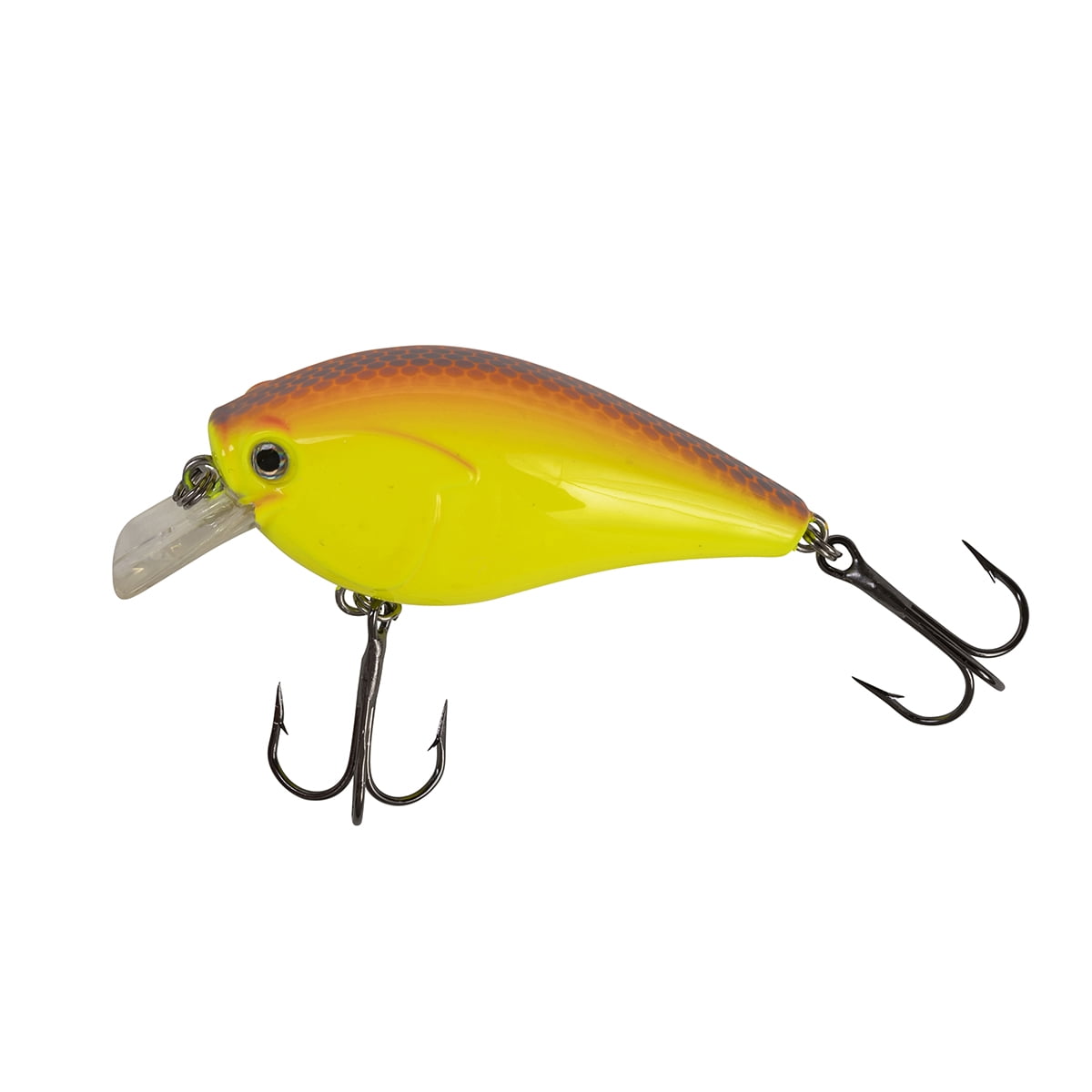 (2 pack) Ozark Trail 3/8-Ounce Square Bill Crankbait Fishing Lure - Hot Brown