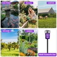 thumbnail image 3 of G · PEH Solar Mosquito Zapper, 2 Packs Outdoor Mosquito Repellent Mosquito Trap Waterproof Bug Zapper for Outside Solar Fly Zapper for Garden, 3 of 7