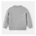 thumbnail image 5 of Zshosam Little Boys Sweaters Toddler Boys Crewneck Cable Knit Sweaters Kids Long Sleeve Pullover Size 2T 3T,(Grey 2-3 Years), 5 of 5