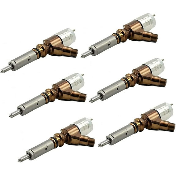 Seapple 6Pcs Diesel Fuel Injector 32F61-00062 Compatible with Caterpillar CAT C6 C6.4 Engine 320D 321D 323D L LN Excavator