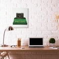thumbnail image 2 of Stupell Industries Fashion Designer Purse Bookstack Green Black Watercolor Canvas Wall Art by Amanda Greenwood, 2 of 6