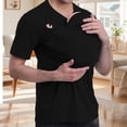 thumbnail image 3 of Jowamay Kangaroo Mens T Shirt V Neck Short Sleeve Summer Slim Fit Trendy Pockets Comfort Tee Shirt for Shopping, 3 of 5