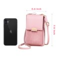 thumbnail image 3 of POINTERTECK Lightweight Crossbody Phone Bag for Women, Small Shoulder Bag Cell Phone Wallet Purses and Handbags with Credit Card Slots Fits for iPhone 11 Pro Max XR XS X Galaxy Huawei, Pink, 3 of 7