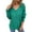 Green, variant on Women's Reversible V-Neck Backless Cardigan Double Sided Long Sleeve Open Front Knit Sweater Cozy Fall Winter,Size:XXL