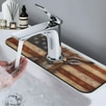 thumbnail image 7 of Sikiie Deer American Flag Wall Splash Guard for Sink Faucet-1 PC Super Absorbent Fast Drying Mat Sink Gadgets-Splash Guard for Kitchen, Sink Mat, 7 of 7