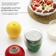 thumbnail image 4 of Home Kitchen Gadget Jars Fruit Vegetable Crisper Food Sealed Storage Box Green Pepper Keeper Tomato Storage Container Garlic Saver Box LEMON, 4 of 8