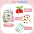 thumbnail image 3 of SDFGTstore 24Pcs Thank You Cards Resin Fruit Ornament Set with Drawstring Bag For Teacher Appreciation, 3 of 7