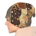 thumbnail image 7 of DouZhe Beanie Hats for Men and Women, Vintage Indonesian Traditional Ethnic Style Patterns Adult Unisex Knit Hat Winter Warm Skull Cap, 7 of 7