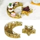 thumbnail image 2 of Set Of 2 Elegant Craft Fruit Tray Display Holders With Crescents And Castles Pattern For Ramadans Celebration, 2 of 5