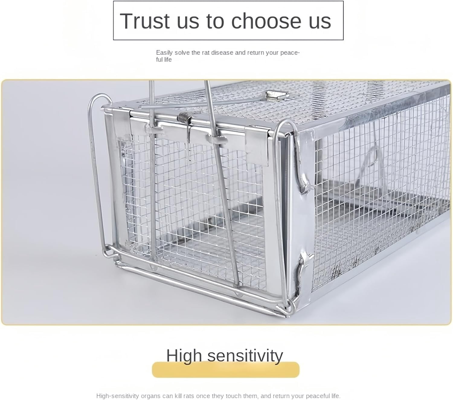 Chipmunk, Squirrel Trap Cages, Rat Trap That Works 2 Pack, Humane Mouse Trap for Home | Catch and Release | Reusable and Durable | No Kill Animal Trap | for Inside Home and Outdoor Use