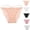 02# Beige, variant on Women's Side Tie Sheer Panties Lace Bikini Adjustable G-String Thongs for Women Low Waisted Underwear,Black M