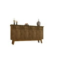 thumbnail image 4 of Yonkers 62.99 Sideboard with Solid Wood Legs and 2 Cabinets in Off White and Cinnamon, 4 of 5