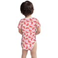 thumbnail image 3 of Yiaed Sweet Watermelon Print Infant Climbing Short Sleeve Onesie One-Piece Baby Bodysuit Clothes 0-12 Months -6 Months, 3 of 6