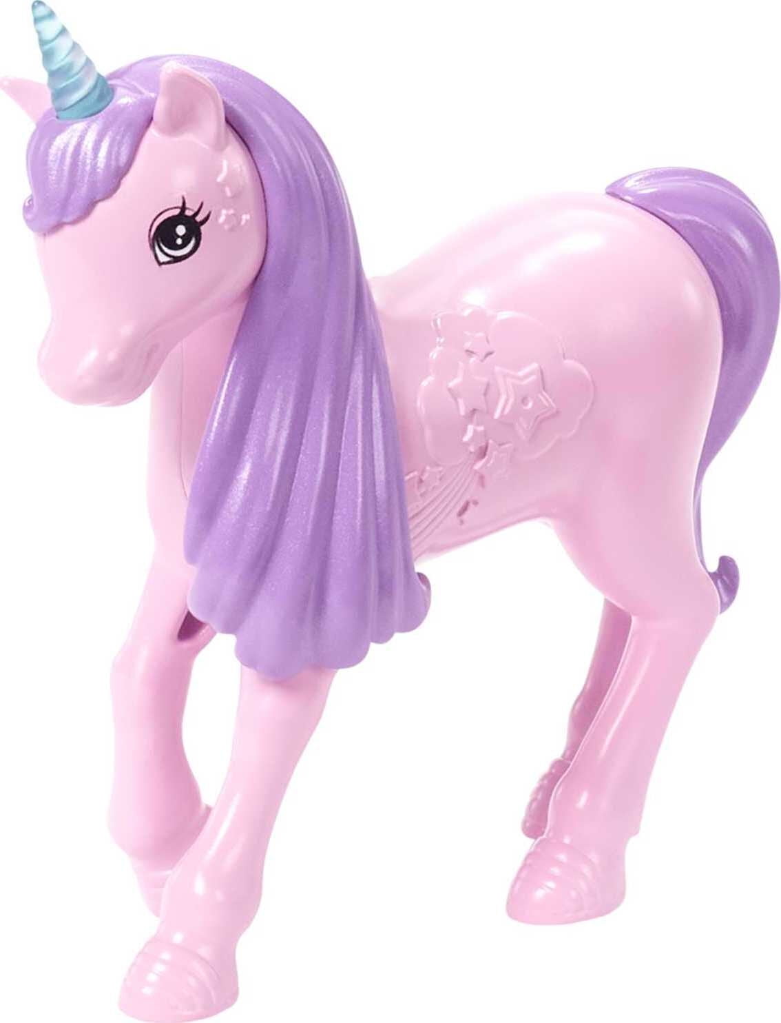 Barbie Dreamtopia Fashion Doll and Dress-Up Set with Mermaid Tail Clothes, Accessories and Pets