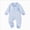 Blue 0626, variant on 3-6 Months Infant Baby Boys Girls Polo Rompers,Color Contrast Collar Pocket Long Sleeve Baby Jumpsuit,Soft Warm Fall Winter Unisex Onesie for Newborn Infant Clothes 3 6 9 12 18 Months,Blue