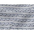 thumbnail image 4 of oneOone Viscose Jersey Blue Fabric Leaves Block Sewing Craft Projects Fabric Prints By Yard 60 Inch Wide, 4 of 5