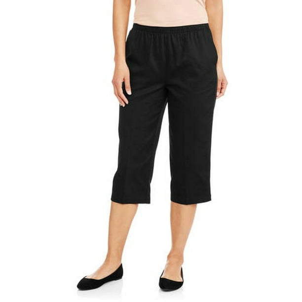 pull on denim capris