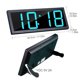 thumbnail image 2 of Reloj de pared digital grande inteligente Control de la aplicación Hora / Fecha / Temperatura Pantal Tomshoo Negro, 2 of 7