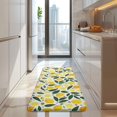 thumbnail image 4 of Yellow Lemon Fruits GreenLeaves Pattern Kitchen Rug Mat,Kitchen Runner Rugs Non Skid Washable,Decorative Kitchen Floor Mats for Kitchen,Sink,Laundry,17"x47.2", 4 of 7