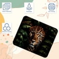 thumbnail image 3 of Leopard 8.3x9.8 Inch Square Non-Slip Rubber Bottom Mouse Pad, Desk Pad, Desk Mat - Printed Design for Office and Gaming, 3 of 6