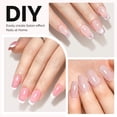thumbnail image 3 of MelodySusie Short Ballerina Nail Tips - 300Pcs 15 Sizes Clear Acrylic, Half Matte Full Cover Press on Nails for DIY Extension & Salon Use,Pre-Shaped for Long-Lasting Manicure, 3 of 7