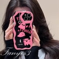 thumbnail image 3 of Redmi 12C A1 10C 10 10A 9 9A 9C 9T Note 12 12s 11s 10s 11 10 9s 9 Pro Poco Xiaomi X3 X3NFC X3Pro 12 11 Lite Black Pink Demon Ondulado Borde Curvo Funda Para Teléfono TPU Cubierta Suave, 3 of 3