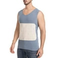 thumbnail image 6 of Mgmyaa Men's Seamless V-Neck Tank Top Temperature Adjustable Base Layer Inner Warm Casual Sleeveless Shirt, 6 of 6