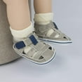 thumbnail image 4 of Baby Boys Girls 2 Straps Summer Dress Sandals Infant Shoes Soft Sole Breathable First Walker Newborn Shoes, 4 of 7