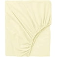 thumbnail image 4 of Pure 1000 Thread Count 100% Pure PIMA Cotton Off-White Full XL 4-Piece Sheet Set, Long Staple Cotton, Sateen Weave for Soft and Silky Feel,Fits Mattress Upto 21"-26'' DEEP Pocket, 4 of 4