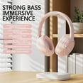 thumbnail image 4 of Skegnu Headphones Bluetooth 5.3 Subwoofer Head-Mounted Foldable Headphones - Built-in Mic Wireless Call Folding Stereo Noise Cancellation Over Ear Soft Earmuffs Headset for Kids, 4 of 4