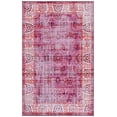 thumbnail image 2 of SAFAVIEH Tucson Aurbree Oriental Machine Washable Area Rug, Fuchsia/Rust, 4' x 6', 2 of 13