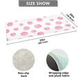 thumbnail image 3 of Polka Dots Pink Watercolor Luxury Kitchen Rug Non Slip Bathroom Plush Mat Shaggy Bedroom Carpet 39"x20", 3 of 6