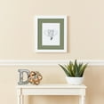 thumbnail image 3 of ArtToFrames 12x14 Matted Picture Frame with 8x10 Single Mat Photo Opening Framed in 1.25 Satin White Frame and 2 Basil Mat (FWM-3966-12x14), 3 of 8