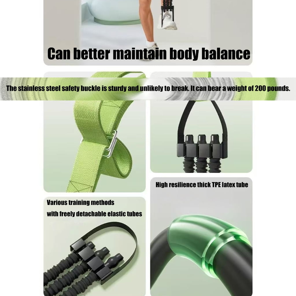 Pull Up Training Band Upper Body Workout Tear Resistant Nylon Fabric Slip Foot Pad 100kg Weight Limit