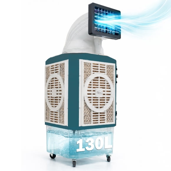 Enfriador de Aire Evaporativo 130 Litros Sky Care 3 Velocidades Portátil 4 Ruedas