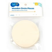 Hello Hobby Wooden Circles, 6-Pack, Boys and Girls, Child, Ages 3+