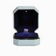 thumbnail image 2 of Caja De Anillo Led Caja De Anillo De Boda De Terciopelo Octogonal Caja De Regalo De Joyería Con Luz Led Para Exhibición De Joyería Compromiso De Boda Eigraketly AP006386-03, 2 of 6