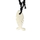 thumbnail image 1 of White Fishbone Ocean Brave Strong Resin Carving Pendant Necklace Amulet Lucky Gift Tribal Totem Fashion Jewelry, 1 of 4