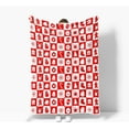 thumbnail image 3 of Christmas Red Plaid Throw Blanket, Winter Festival Santa Claus Reindeer Snowman Bell Xmas Blankets for Bed Couch Sofa Chair, Ultra Soft Lightweight Warm for Christmas Throws 60X70IN, 3 of 5