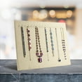 thumbnail image 6 of 17 Hooks Necklace Jewelry Display Boards Necklaces Storage Holder Tray Organizer Linen, 6 of 8