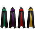 thumbnail image 4 of Cape d'Halloween Réversible Décorative à Capuche pour Fête Costume pour Adultes, 4 of 10