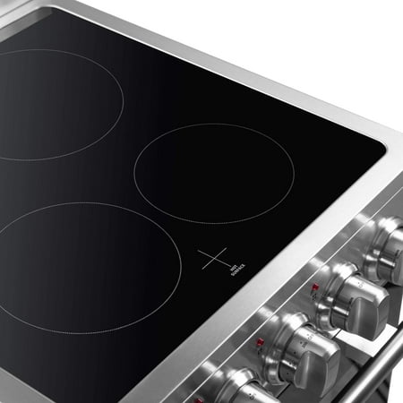 Forno Appliances - Pallerano Alta Qualita 2.05 Cu. Ft. Freestanding Electric Range - Silver