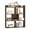 Brown, variant on Giantex 7 Cube Bookshelf, Free-Standing Wooden Bookcase, 4 Tier Home Display Shelf, Horizontal Storage Unit for Home