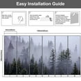 thumbnail image 3 of Modern Wallpaper Murals 3D County Mount Rainier National Park Cascade Range Mist Peel and Stick Removable Self-Adhesive PVC Wall Stickers for Nursery Kids Bedroom TV Wall Decor, 3 of 5