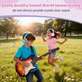 thumbnail image 5 of Unicorn Kids Bluetooth Headphones for Girls, Toddler Headphones for School, 85/95dB Safe Volume, 50H Playtime, Bluetooth 6.0, Built in Mic, 5 of 10