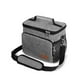 thumbnail image 1 of Greeniant Bolsa de almuerzo portátil de tela Oxford con aislamiento térmico, bolsas enfriadoras de alimentos, bolsa de almacenamiento con asa, Mochilas de mochilero Gris oscuro, 1 of 6